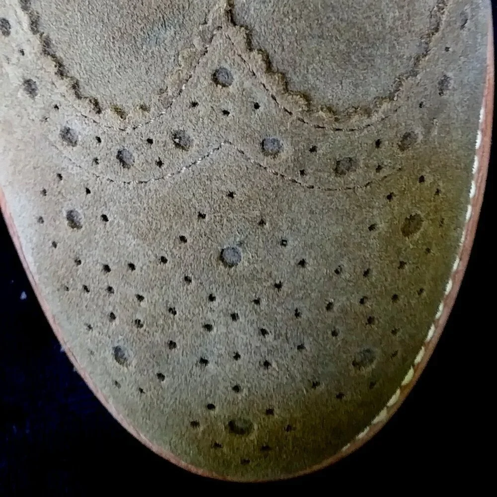 Men's Brown J.Crew Kenton suede wingtip oxford shoes Size 7